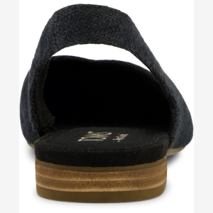 TOMS Women's Alene Slingback Flats - Black Two Tone Slub - Image 4