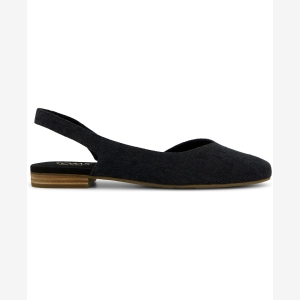 TOMS Women's Alene Slingback Flats - Black Two Tone Slub - Image 3