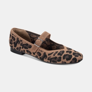 Style & Co Women's Broadwayy Mary Jane Flats, Created For Macy's - Leopard