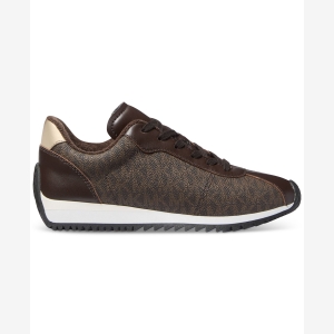 Michael Kors Women's Rhodes Trainer Sneakers - Brown - Image 3