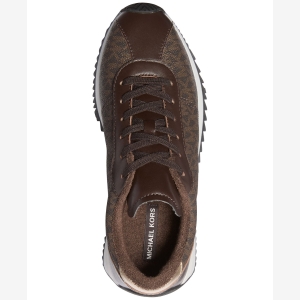 Michael Kors Women's Rhodes Trainer Sneakers - Brown - Image 4
