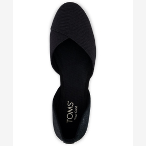 TOMS Women's Gemma D'Orsay Slip-On Flats - Black - Image 5