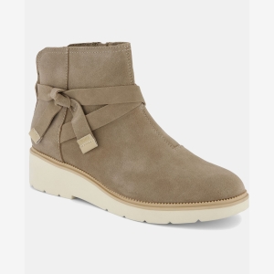 TOMS Women's Marlow Wedge Boots - Water Repellent Military Olive