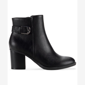 Style & Co Women's Harlemm Buckle Booties, Created for Macy's - Black Beauty Smooth - Image 3