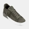 DKNY Women's Mallory Lace Up Sneakers - Green