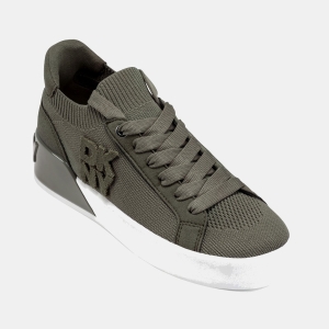 DKNY Women's Mallory Lace Up Sneakers - Green