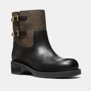 Michael Kors Women's Darrington Flat Boots - Brown/ Black