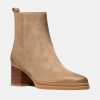 Michael Kors Women's Lex Stacked Heel Booties - Husk