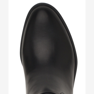 Tommy Hilfiger Women's Mireya Tall Buckle Riding Boot, Regular & Wide Calf - Black - Image 5