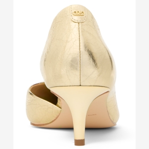 Michael Kors Women's Elyse Kitten Pumps - Pale Gold - Image 4