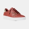 Women's Scotty Lace Up Sneakers with Charms - Crimson