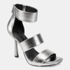 DKNY Women's Nikolaos Slip-On Dress Sandals - Nickel