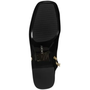 Women's Kylah Block Heel Booties - Black Suede - Image 6