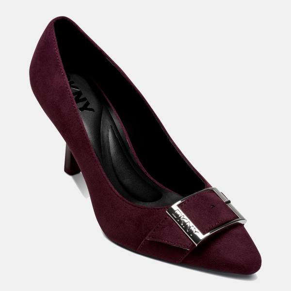 DKNY Women's Nashbrook Slip On Pumps - Burgundy