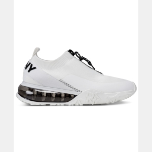 DKNY Women's Kelbie Lace-Up Zip Sneakers - White - Image 3