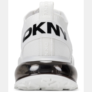 DKNY Women's Kelbie Lace-Up Zip Sneakers - White - Image 4
