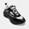 DKNY Women's Juna Lace-Up Sneakers - White/ Black
