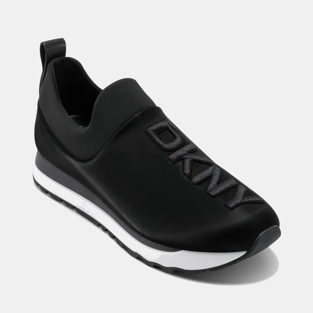 DKNY Women's Jadyn Slip-On Sneakers - Black Fabric