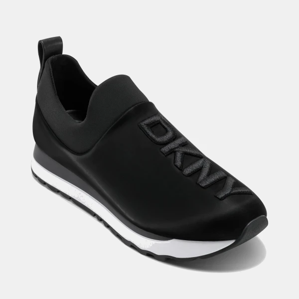 DKNY Women's Jadyn Slip-On Sneakers - Black Fabric