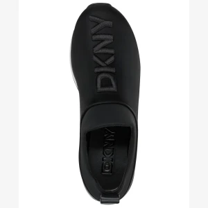 DKNY Women's Jadyn Slip-On Sneakers - Black Fabric - Image 5