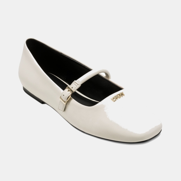 DKNY Women's Danita Ballet Flats - Coconut