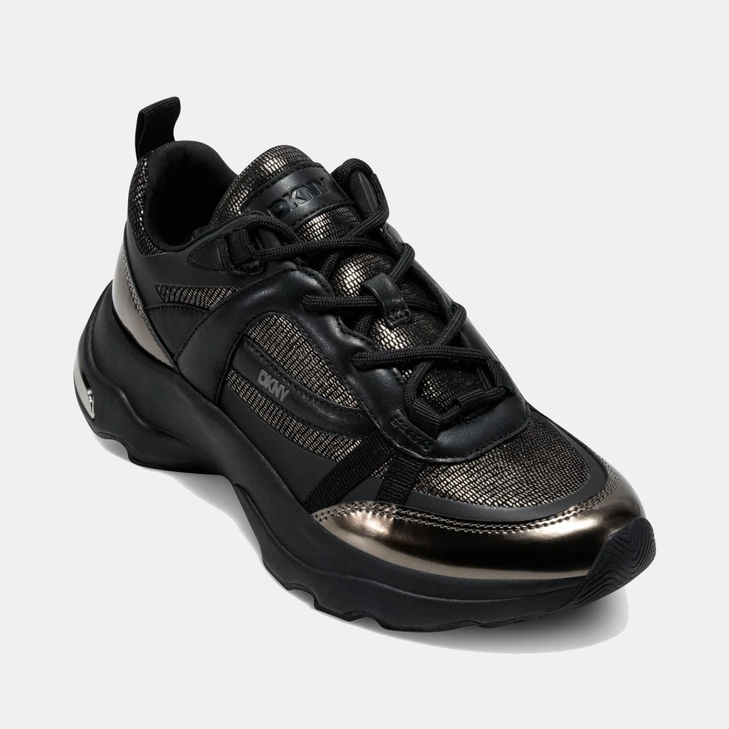 DKNY Women's Juna Lace Up Sneakers - Ash