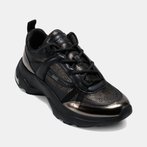 DKNY Women's Juna Lace Up Sneakers - Ash