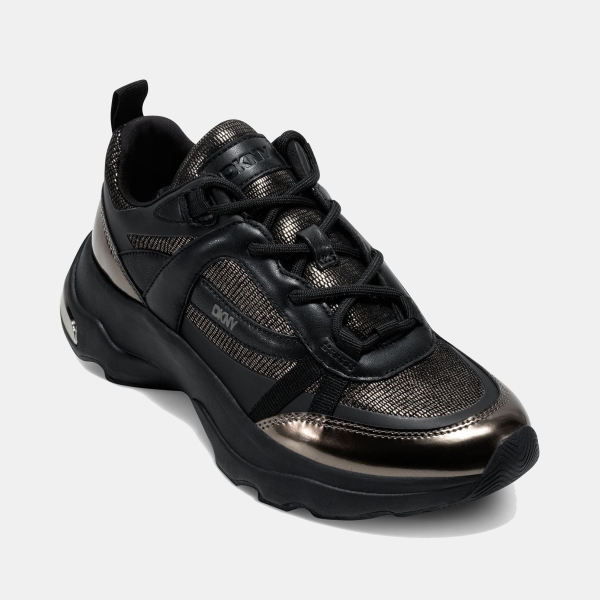 DKNY Women's Juna Lace Up Sneakers - Ash