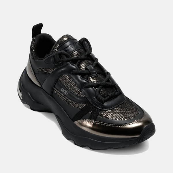 DKNY Women's Juna Lace Up Sneakers - Ash