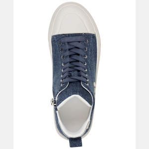 DKNY Women's Yaser Lace-Up Mid Sneakers - Dark Blue - Image 5