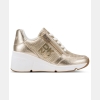 DKNY Women's Sorvino Wedge Sneakers - White Gold - Image 3