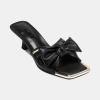 DKNY Women's Jalta Bow Slide Dress Sandals - Black