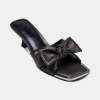 DKNY Women's Jalta Bow Slide Dress Sandals - Ash Metallic