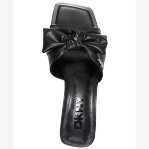 DKNY Women's Jalta Bow Slide Dress Sandals - Black - Image 5