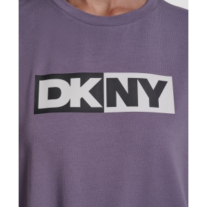 Women's Colorblocked-Logo Crewneck T-Shirt - Vesper - Image 5