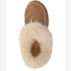 Journee Collection Women's Taran Cozy Platform Slippers - Chestnut - Image 5