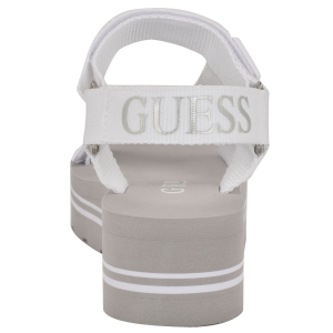 Women's Avin Logo Sport Sandals - White Silver Logo - Image 4