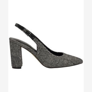 Tommy Hilfiger Women's Azalee Slingback Pumps - Black/White Tweed - Image 3