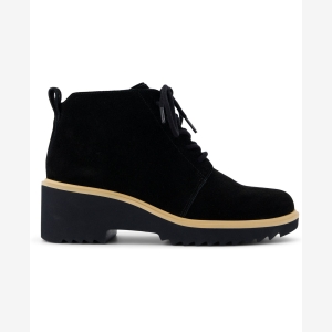TOMS Women's Maude Suede Lace Up Booties - Black - Image 3