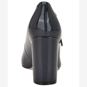 Tommy Hilfiger Women's Aveniz High Block Heel Mary Jane Pumps - Dark Blue - Image 4