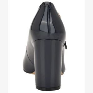 Tommy Hilfiger Women's Aveniz High Block Heel Mary Jane Pumps - Dark Blue - Image 4