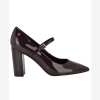 Tommy Hilfiger Women's Aveniz High Block Heel Mary Jane Pumps - Dark Red - Image 3
