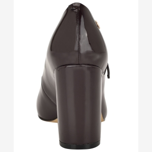 Tommy Hilfiger Women's Aveniz High Block Heel Mary Jane Pumps - Dark Red - Image 4
