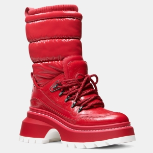 Michael Kors Women's Shiloh Round Toe Boots - Crimson