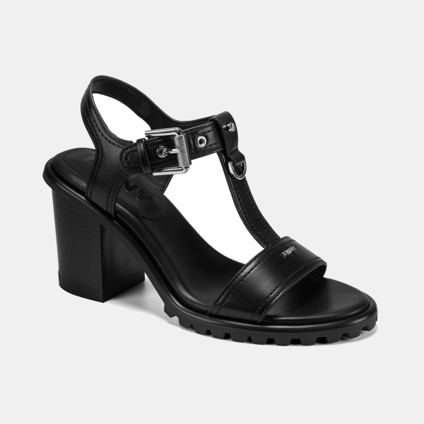 DKNY Women's Marg Ankle Strap Heel Sandals - Black