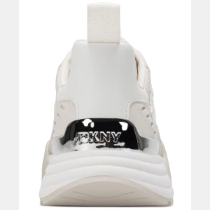 DKNY Women's Zanira Lace-Up Sneakers - Soft White/White - Image 4