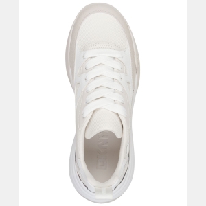 DKNY Women's Zanira Lace-Up Sneakers - Soft White/White - Image 5