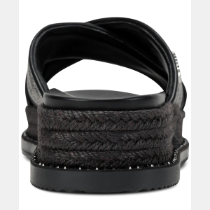 Women's Berris Slip-On Flat Sandals - Black/white Multi - Image 4