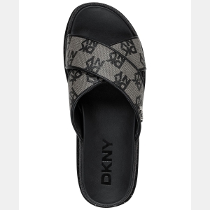 Women's Berris Slip-On Flat Sandals - Black/white Multi - Image 5