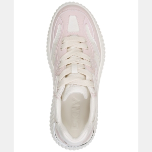 DKNY Women's Lachele Lace-Up Platform Sneakers - Soft White/Light Pink - Image 5